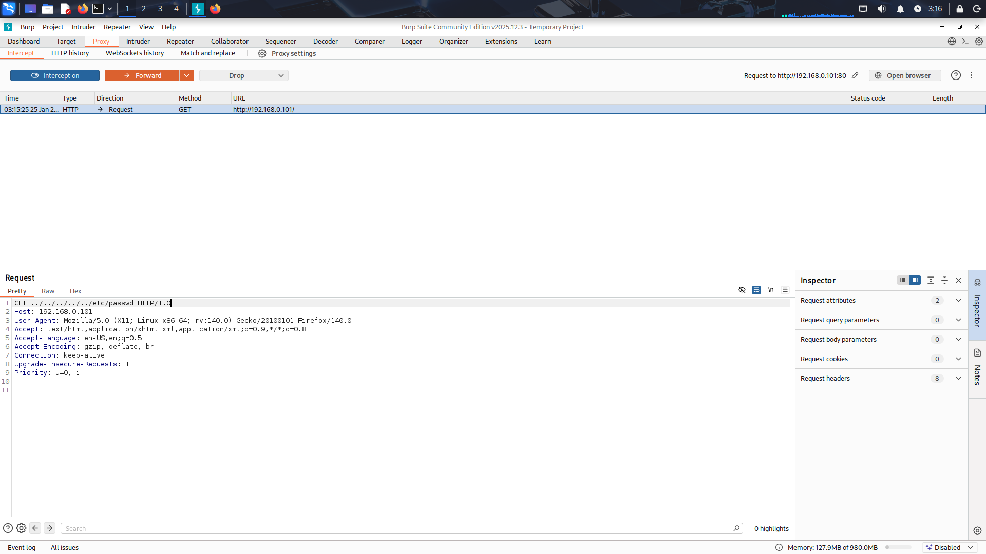 LFI payload