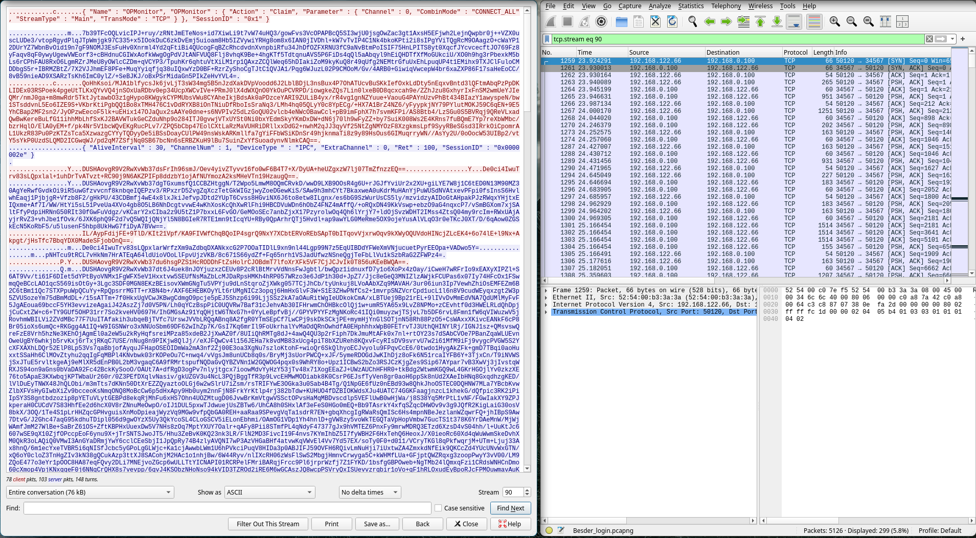 Encrypted traffic