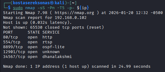 Simple Portscan